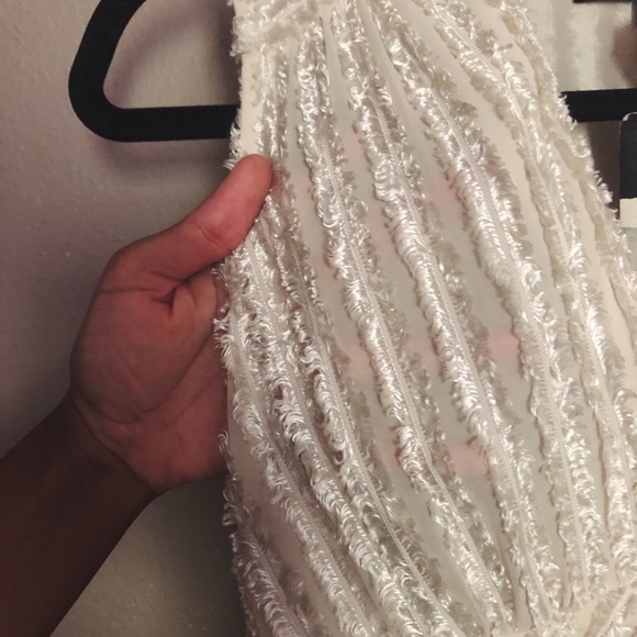 SOLD- Nanette Lepore chiffon jacquard midi dress - Picture 12 of 16